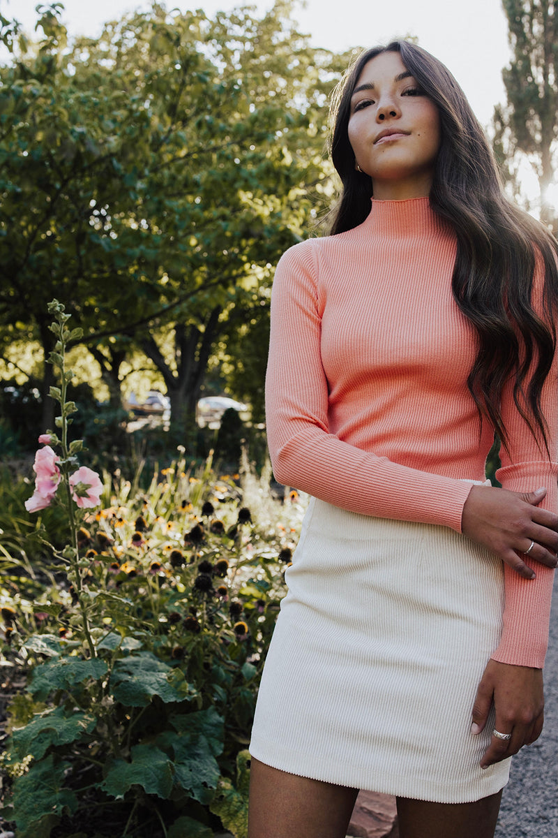 Tori Corduroy Mini Skirt