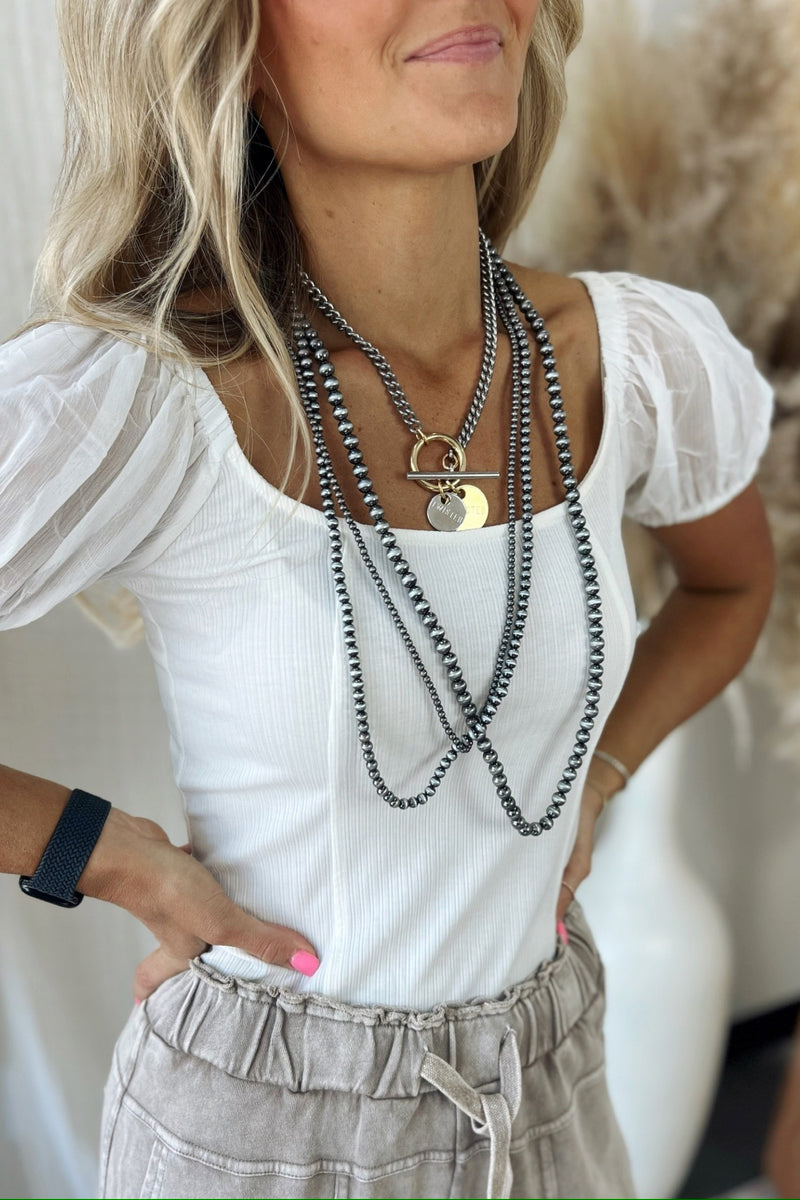 Tahoma Faux Navajo Beaded Necklace