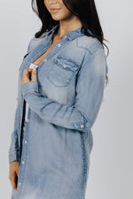 Georgina Denim Shirt Dress