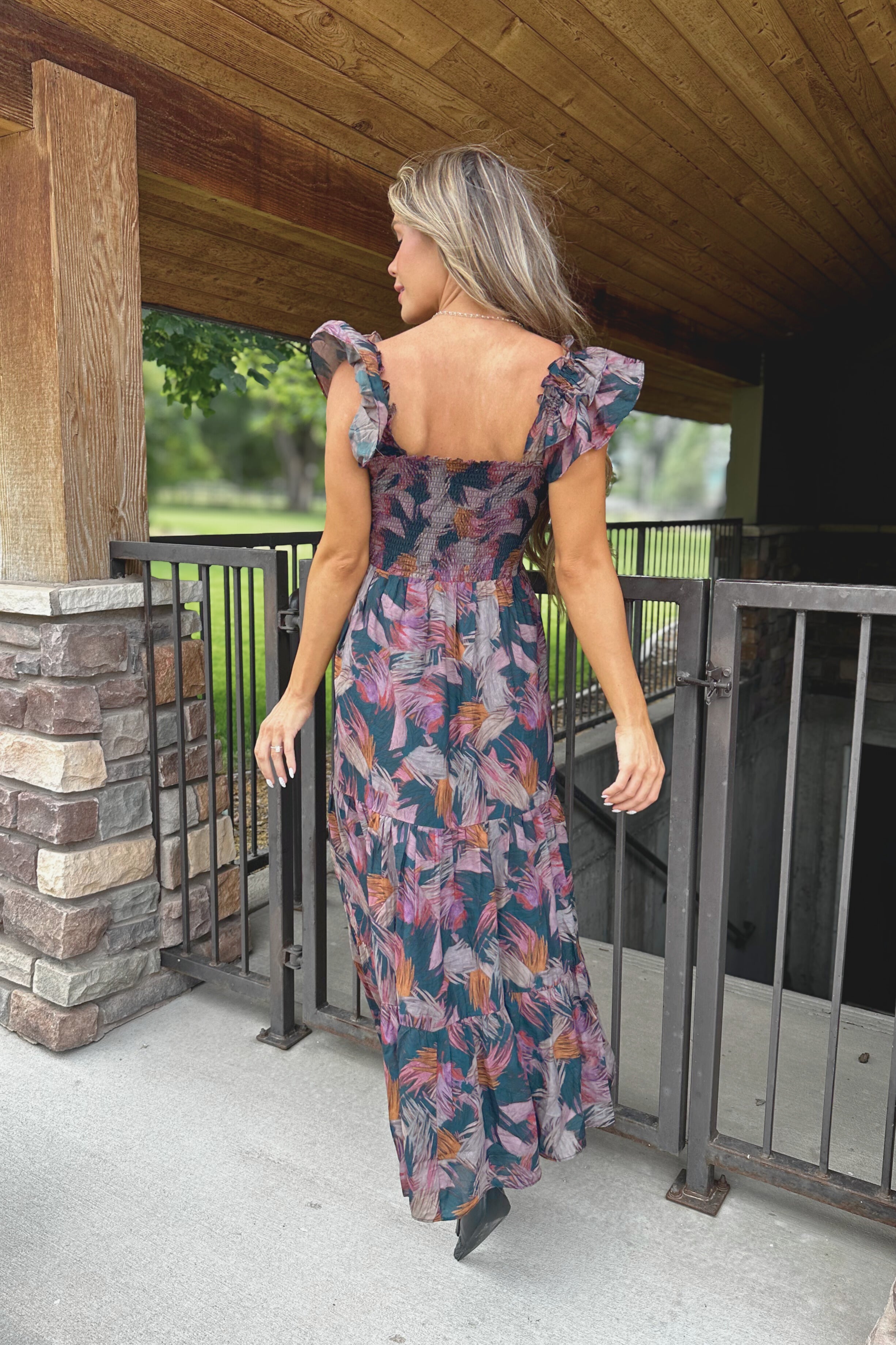 Painted Daydream Midi Dress
