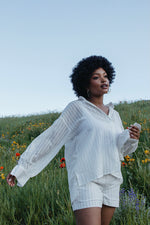 Della Blouse and Short Set