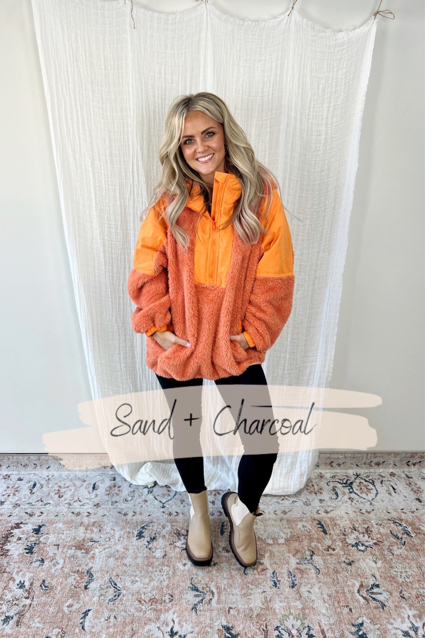 Chandler Hooded Sherpa Pullover