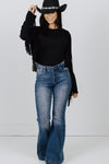 Jade Western Fringe Jacket