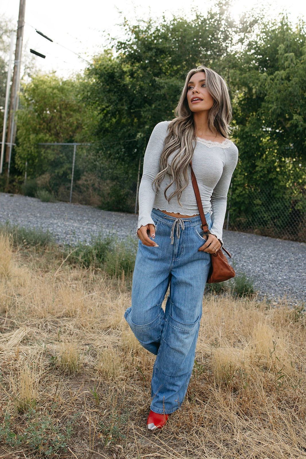 Free People We The Free Logan Cinched Cargo Jeans