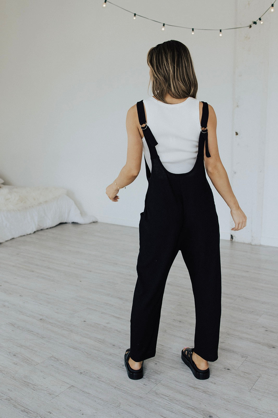 Heat Waves Ribbed Jumpsuit