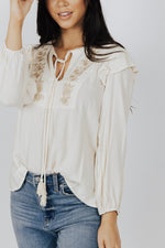 Ava Floral Embroidered Blouse