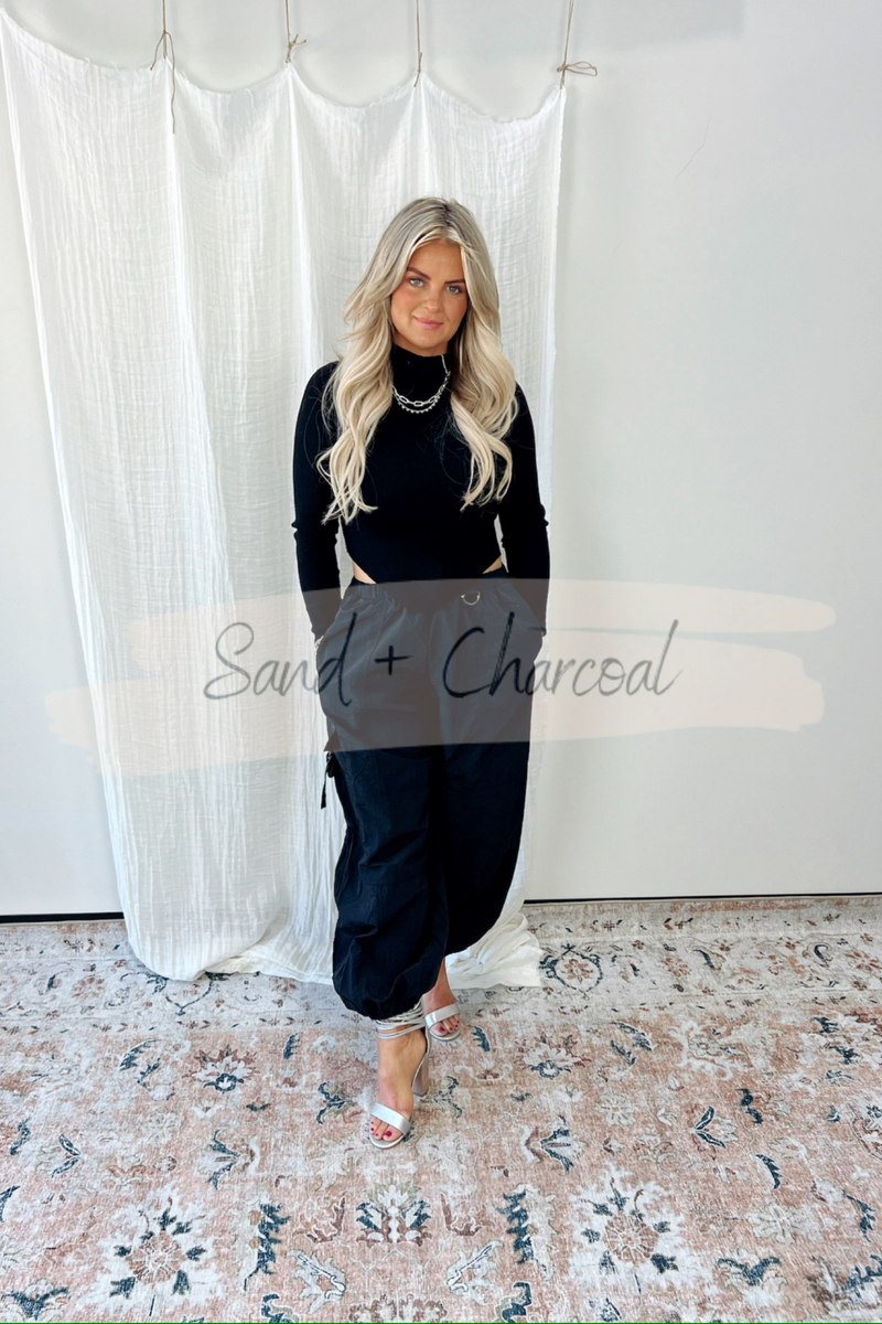 Kate Nylon Cargo Pants