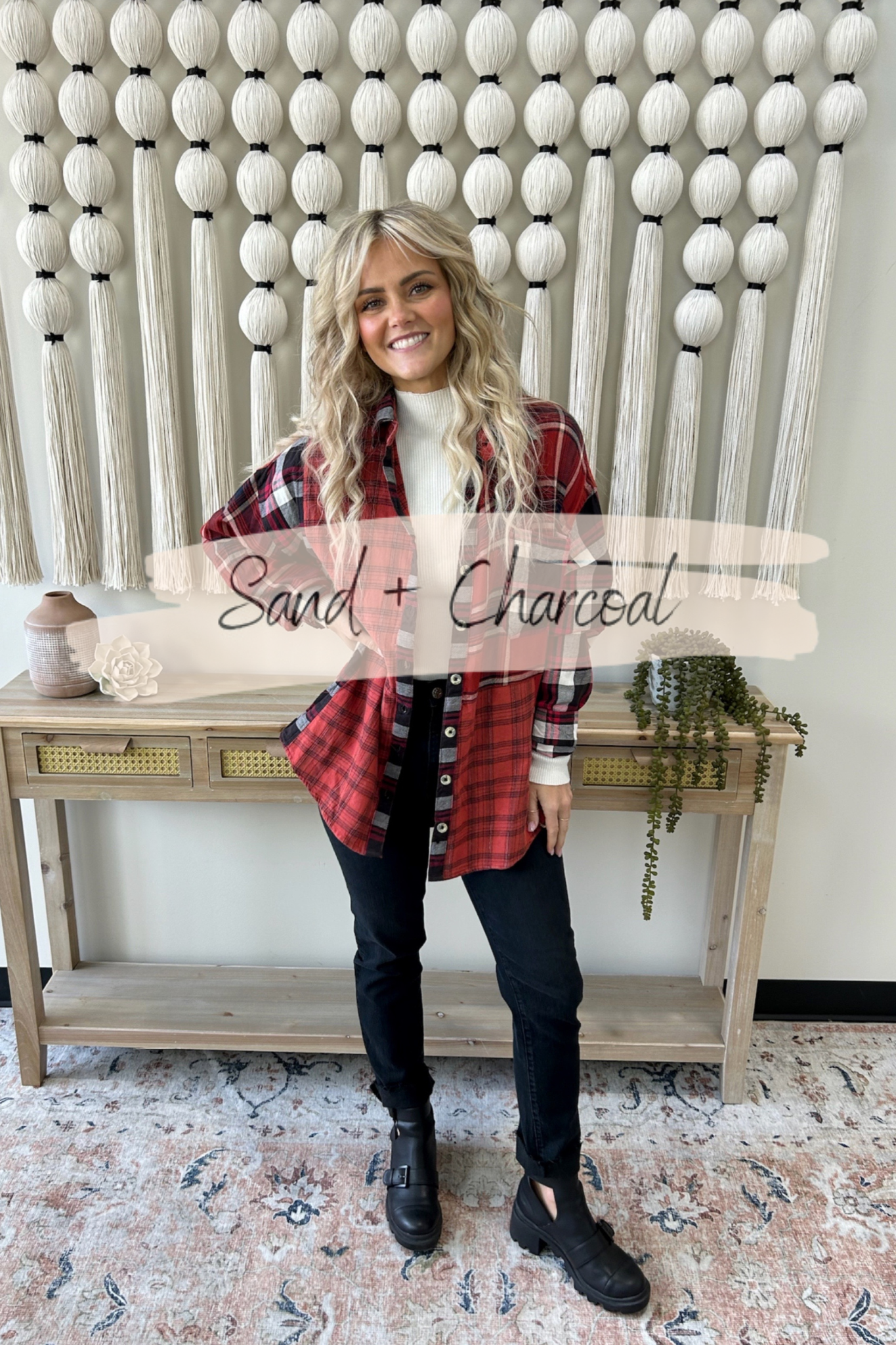 All Things Merry Plaid Shirt - FINAL SALE