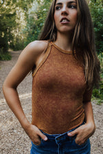 Cosmo Ribbed Tank Top - FINAL SALE