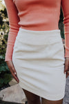 Tori Corduroy Mini Skirt