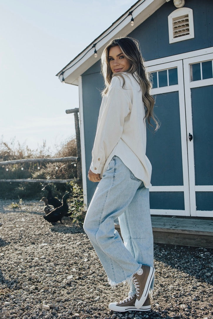 Denver Corduroy Button-up Jacket