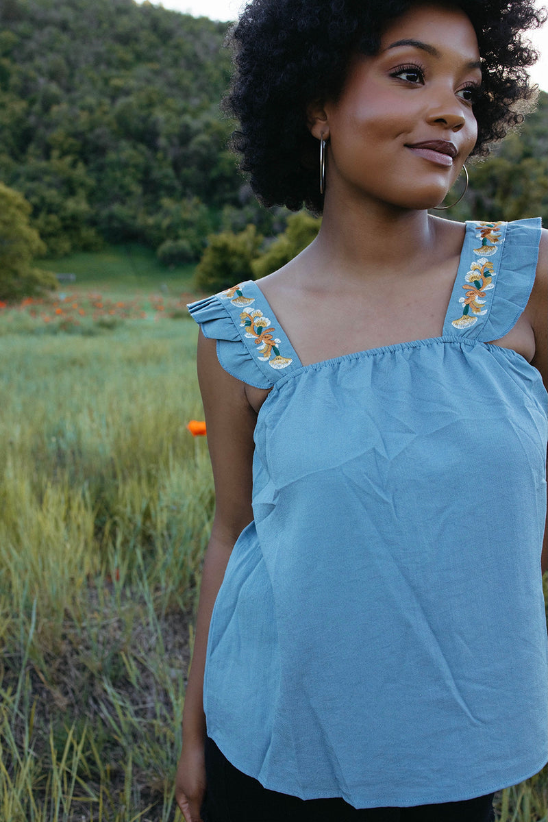 Delaney Embroidered Tank