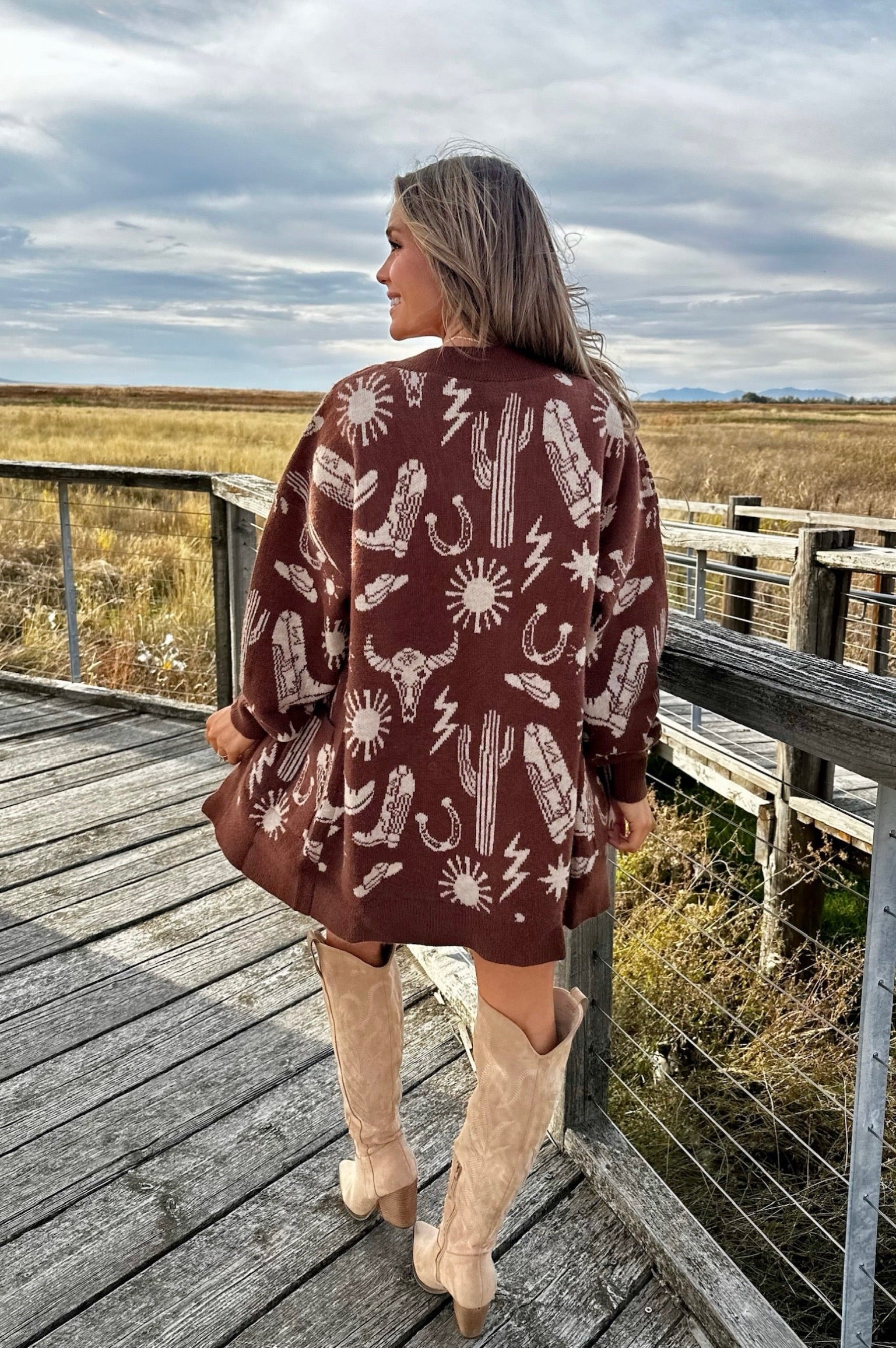 Lucky Horseshoe Cardigan