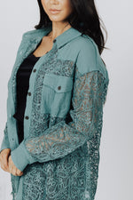 Ellison Lace Button Down Shirt