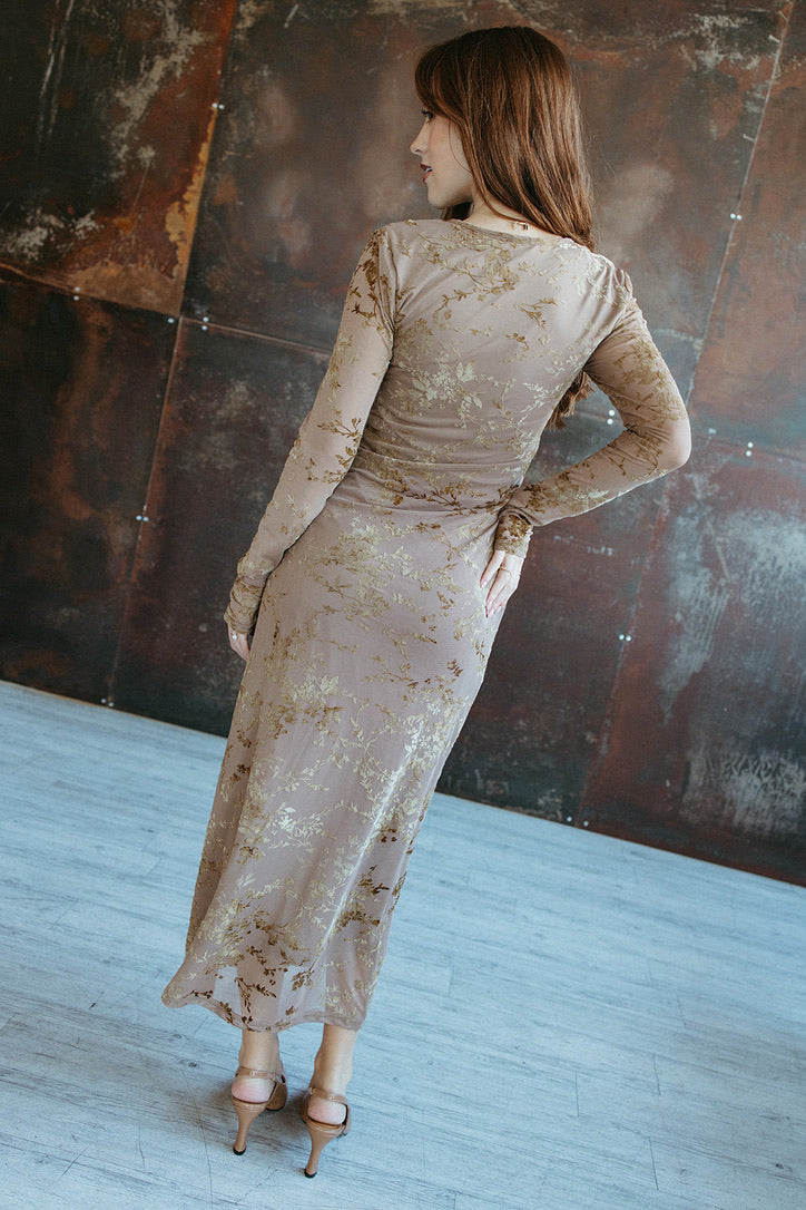 Velvety Cider Midi Dress - FINAL SALE