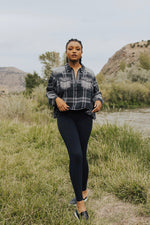 Quartz Plaid Top