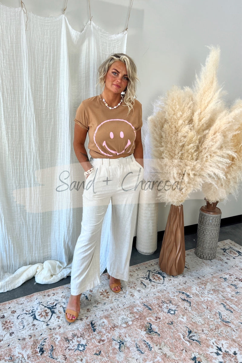 Smiley Face Graphic Tee