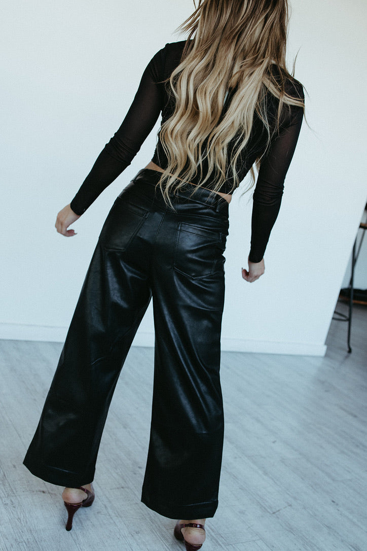 Winter Mint Wide Leg Pants - FINAL SALE