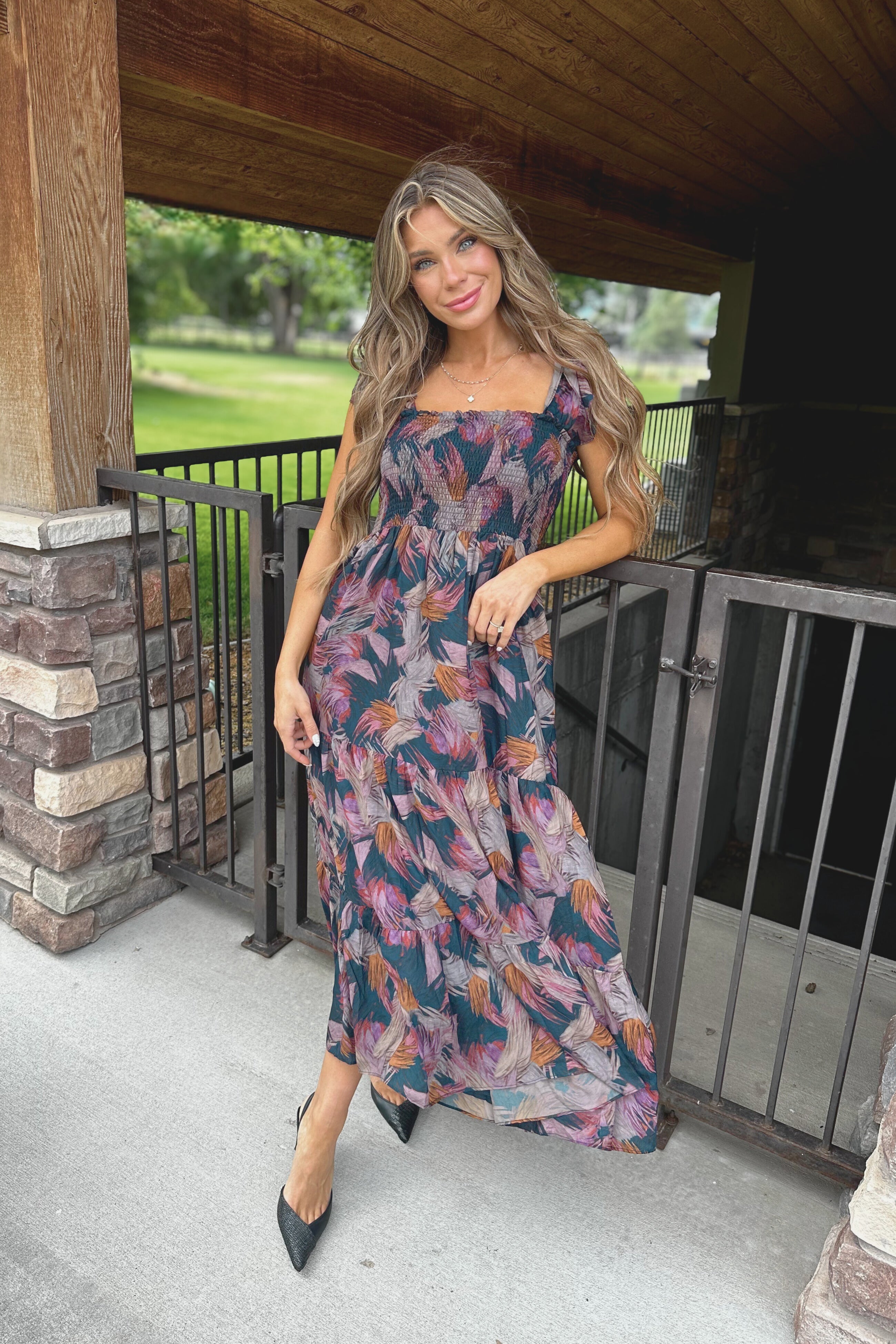 Painted Daydream Midi Dress