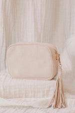 Brend Suede Tassel Bag