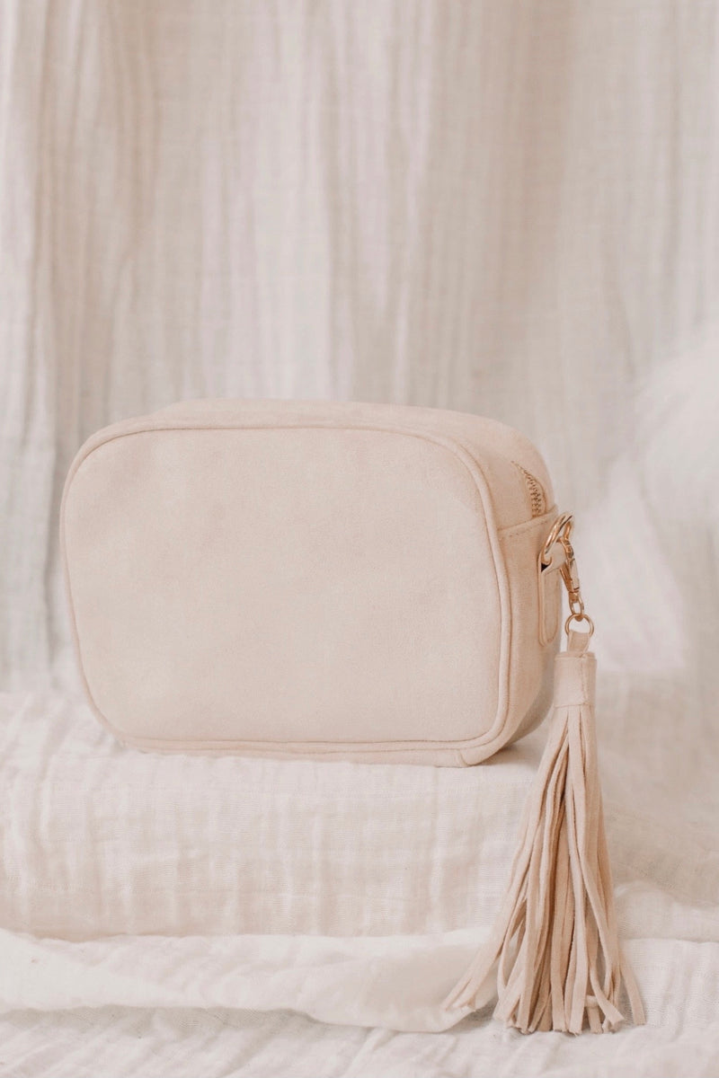 Brend Suede Tassel Bag