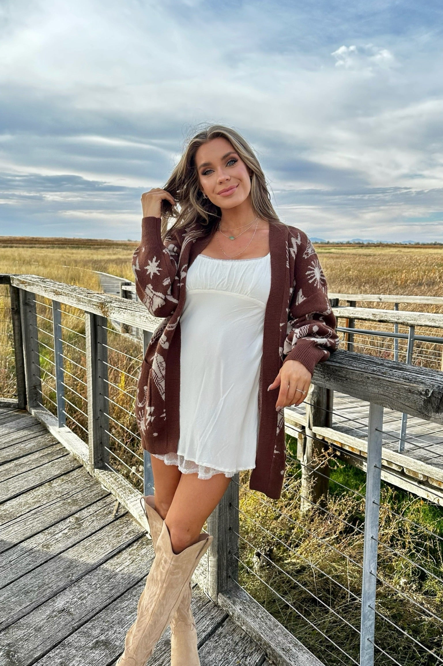 Lucky Horseshoe Cardigan