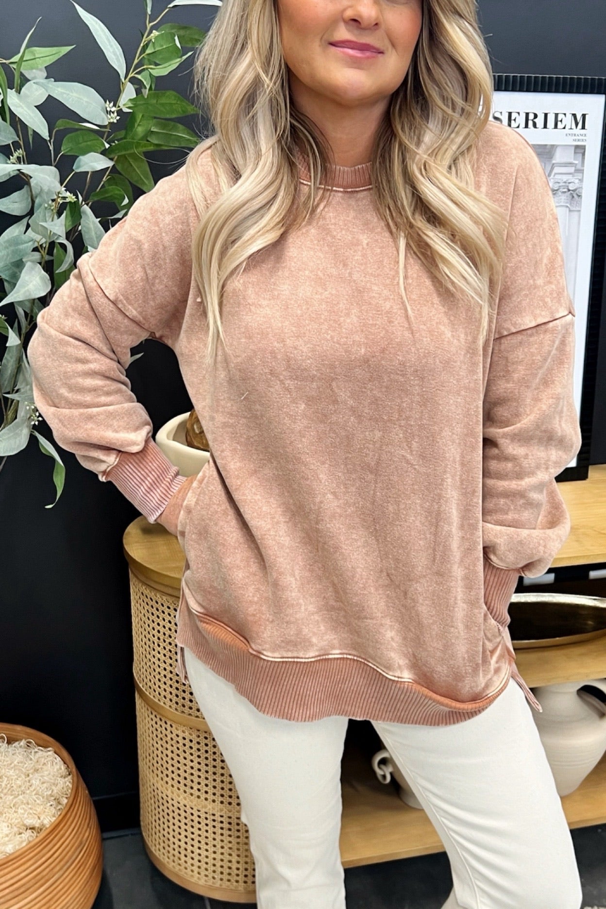 Arches Acid Wash Pullover - FINAL SALE