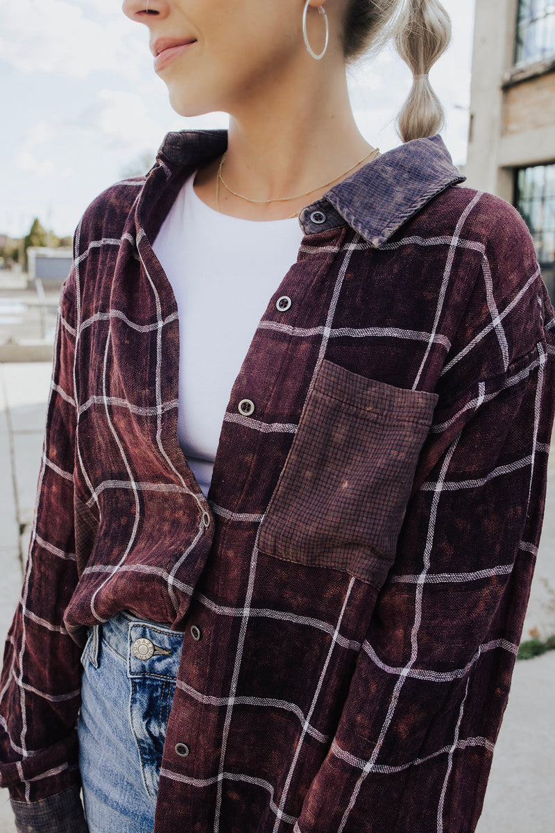 Paula Oversized Flannel Lux Collection