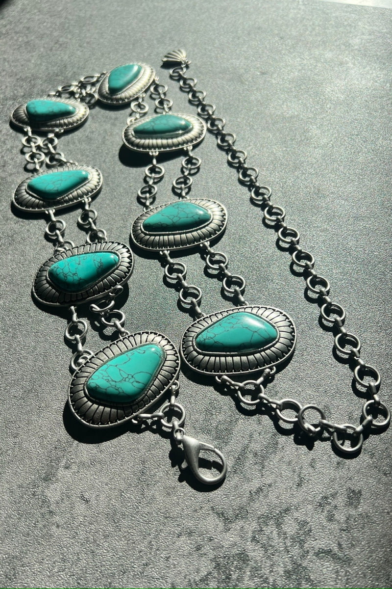 Ambrose Turquoise Chain Belt