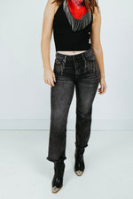 Blakely Jeweled Fringe Jeans