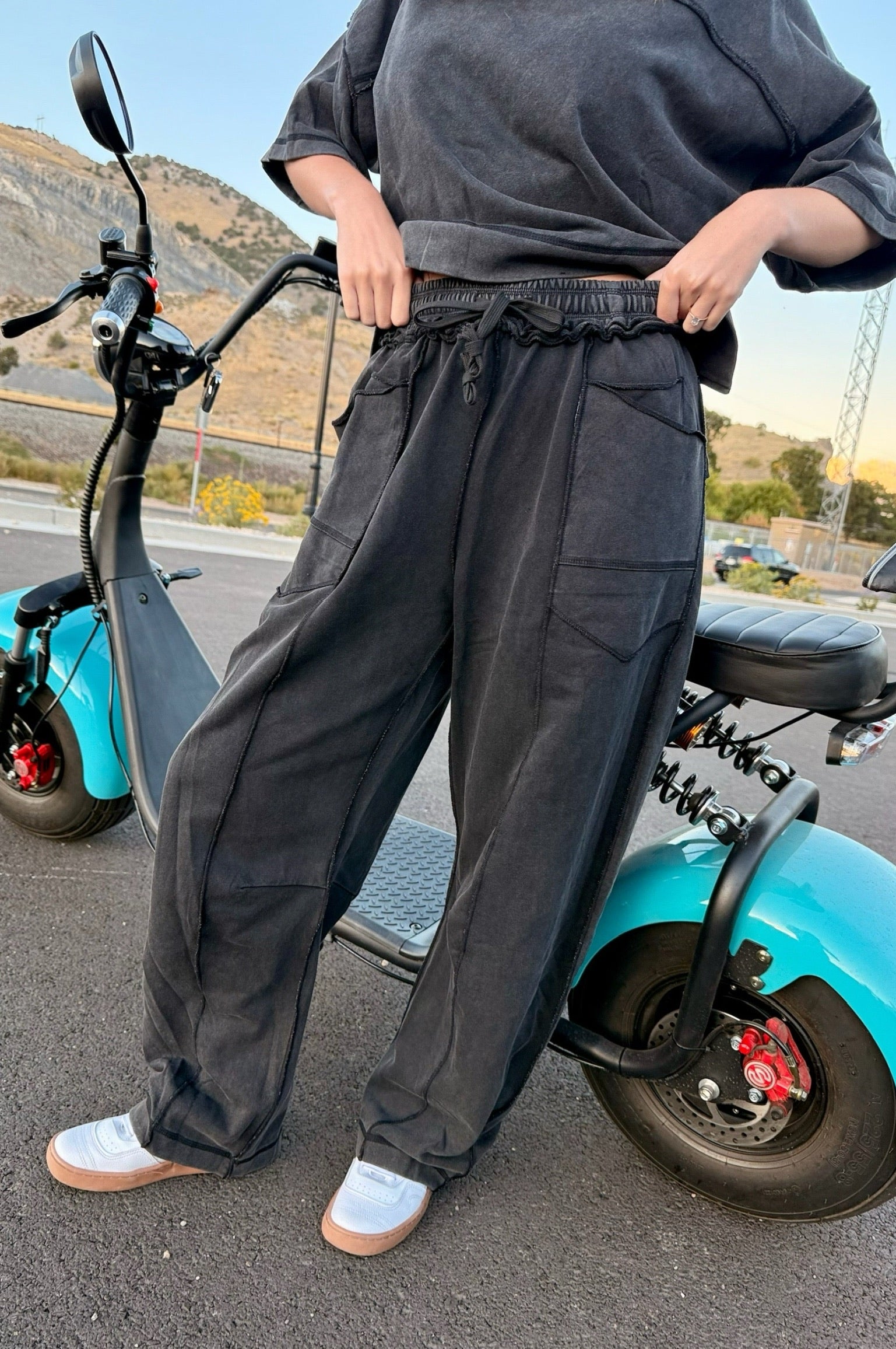 Falling Easy Barrel Pants Set