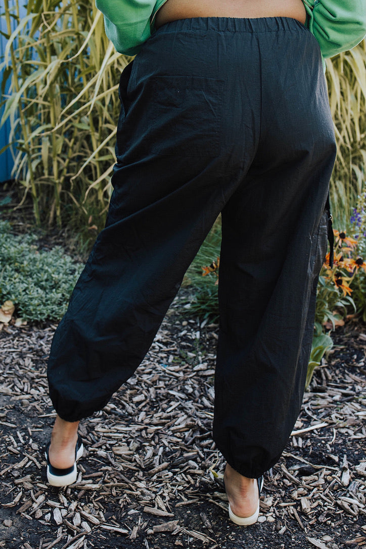 Kate Nylon Cargo Pants