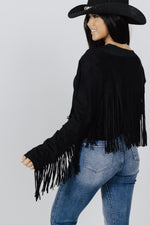 Jade Western Fringe Jacket