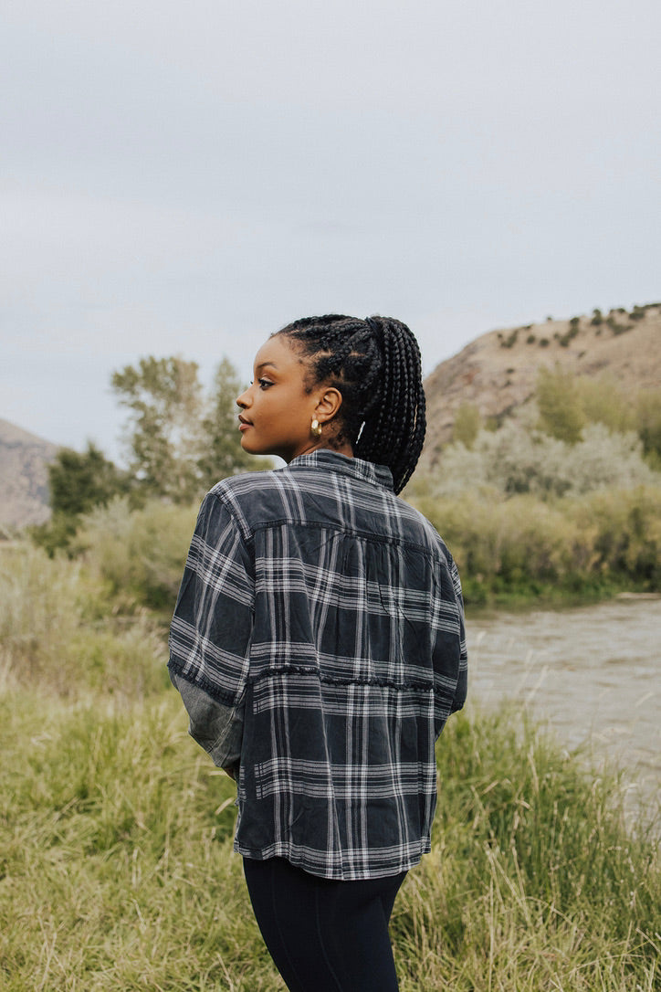 Quartz Plaid Top