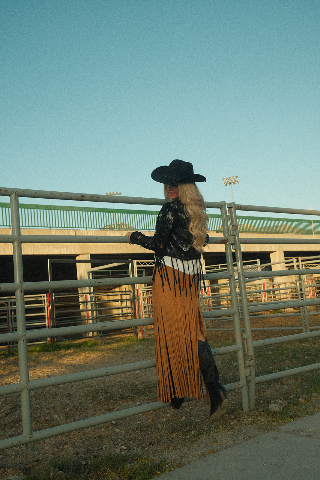 Song of the Canyon Fringe Skirt