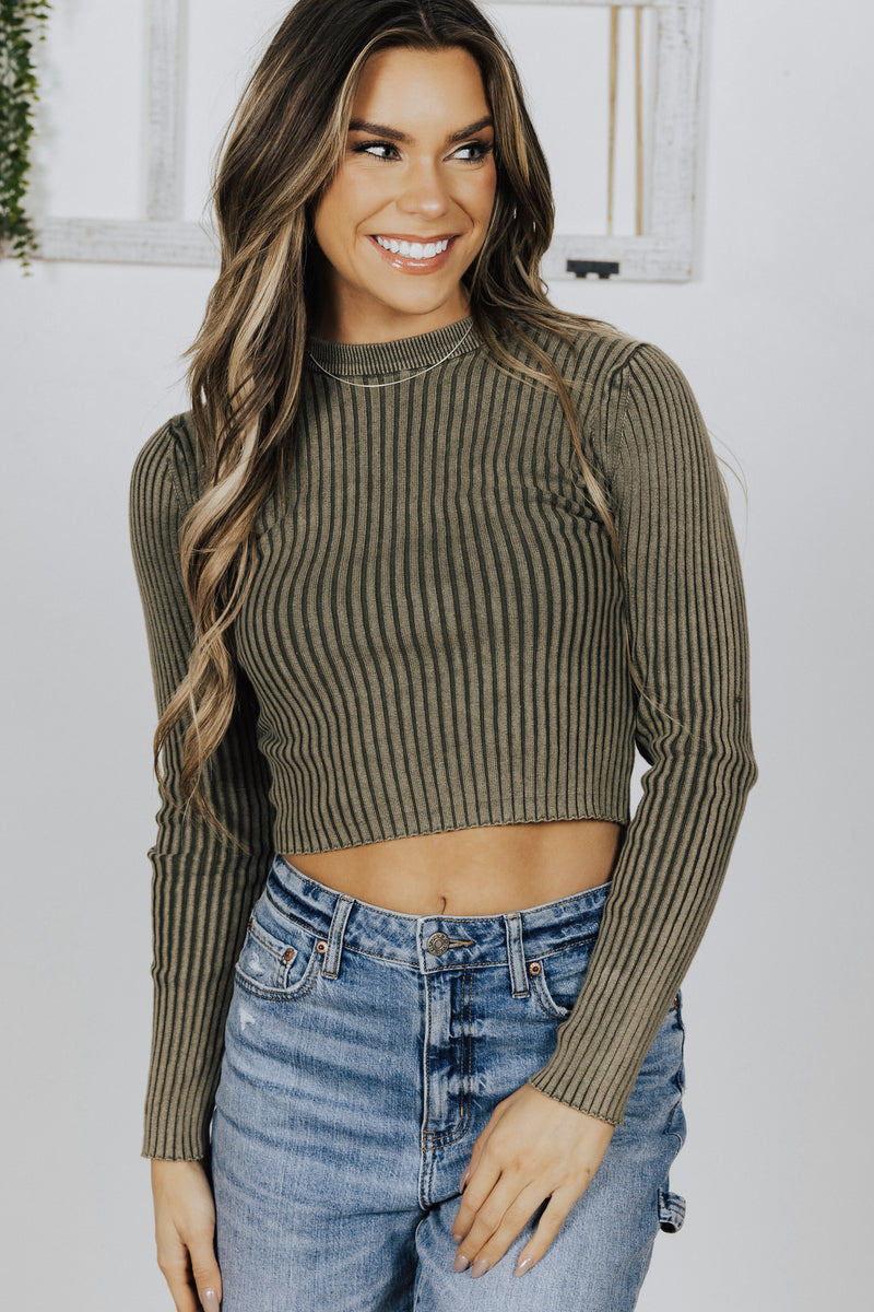 Mia Ribbed Knitted Top