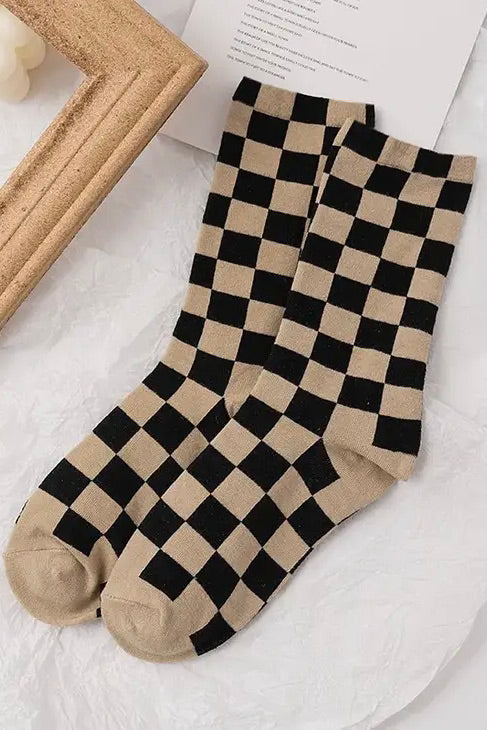 Bryce Checkerboard Socks