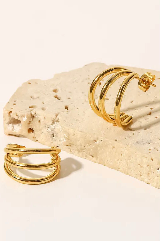 Sonora Gold Hoops