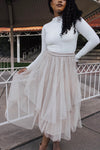 Selena Tulle Midi Skirt