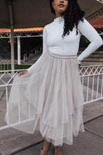 Selena Tulle Midi Skirt