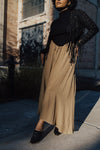 Tina Smocked Waist Maxi Skirt