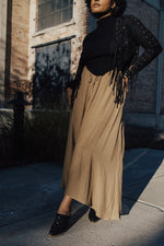 Tina Smocked Waist Maxi Skirt