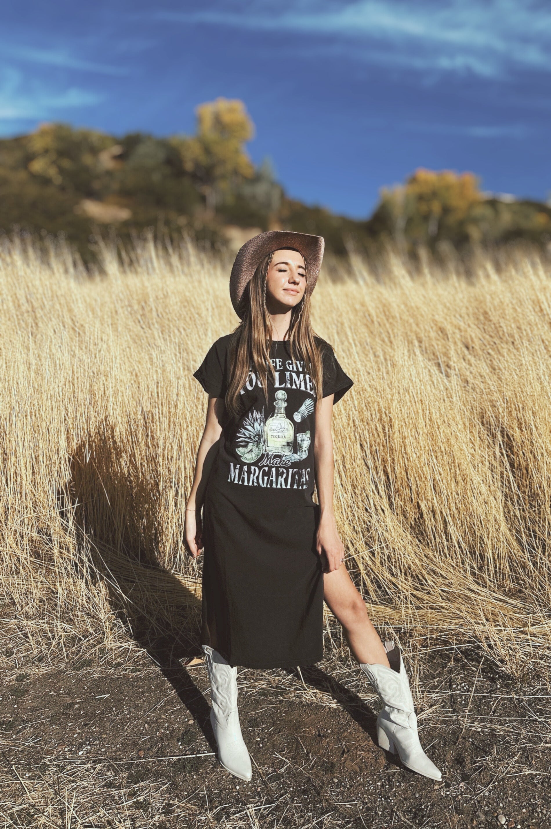 If Life Gives You Limes Graphic Maxi Dress - FINAL SALE