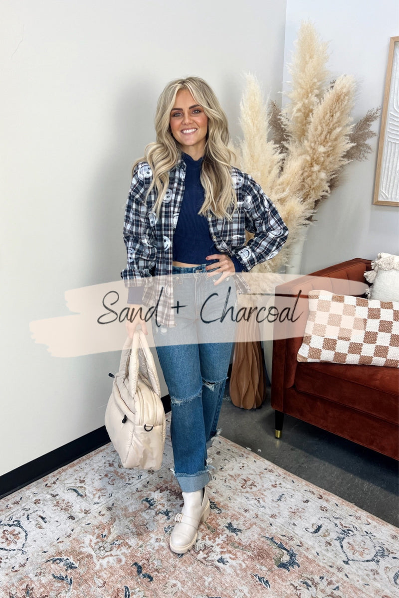 Midnight Joy Flannel - FINAL SALE
