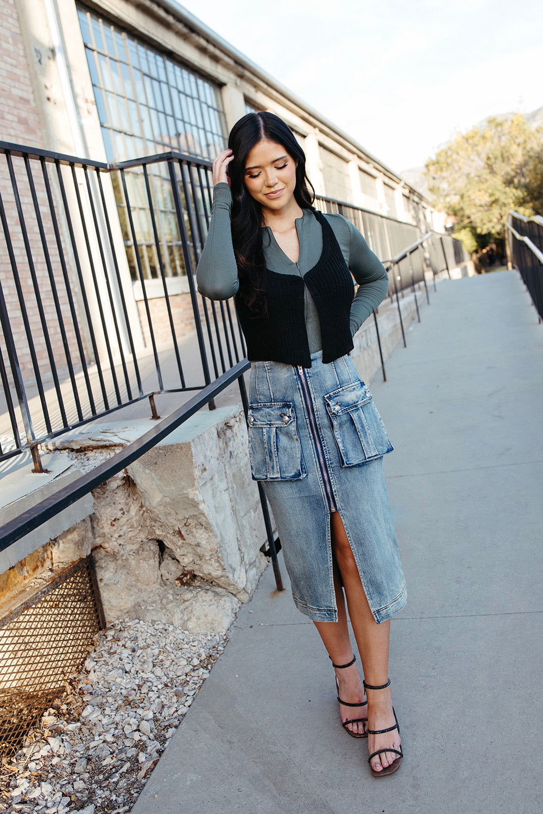 Noir Knit Vest - FINAL SALE