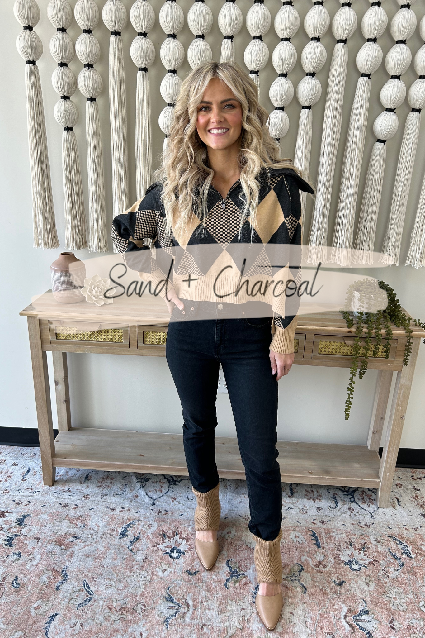 Billy Half Zip Sweater Lux Collection - FINAL SALE