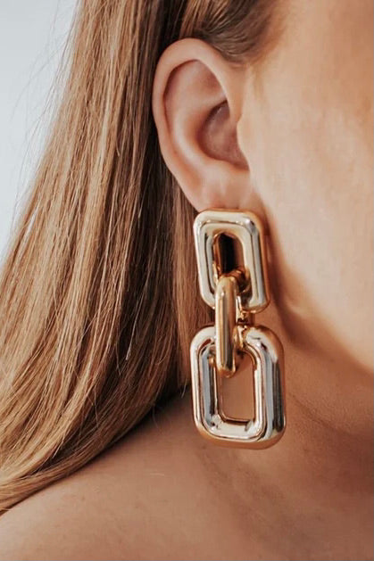 Bold Link Chain Earrings