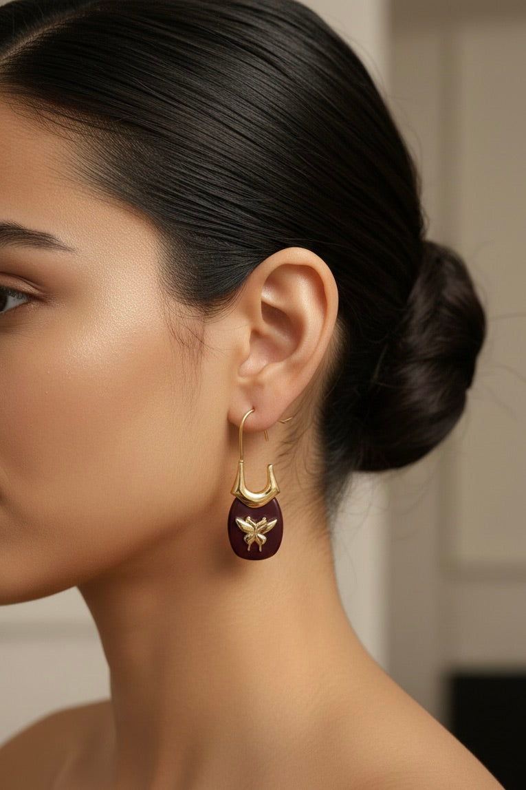 Midnight Monarch Earrings