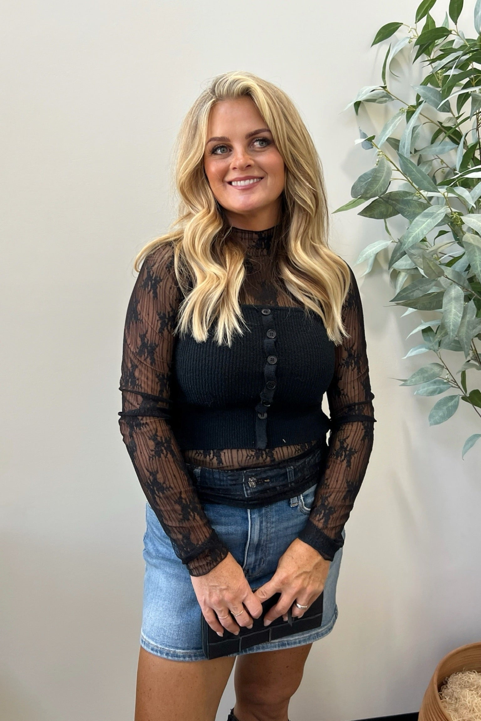 Undercover Mesh Top