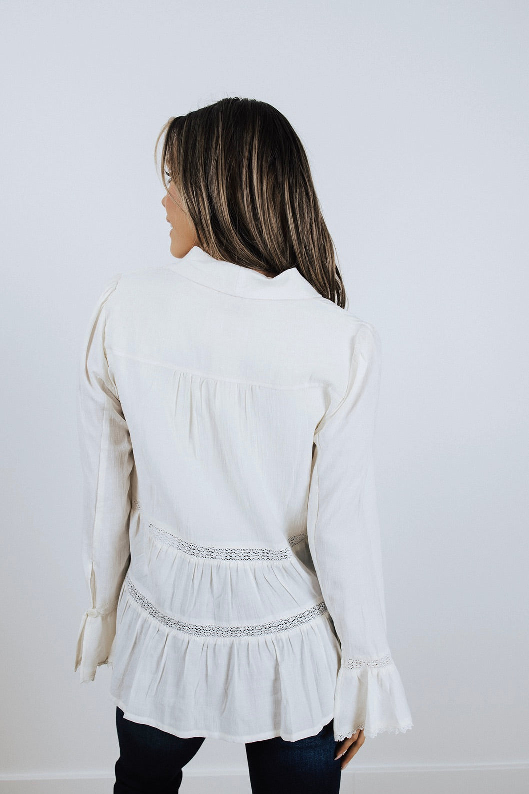 Poetic Tiered Lacy Jacket Lux Collection - FINAL SALE